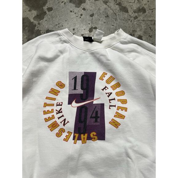 Rare Vintage 90’s Nike European Sales Meeting Sweatshirt Crewneck 1994 Employee - Picture 2 of 12